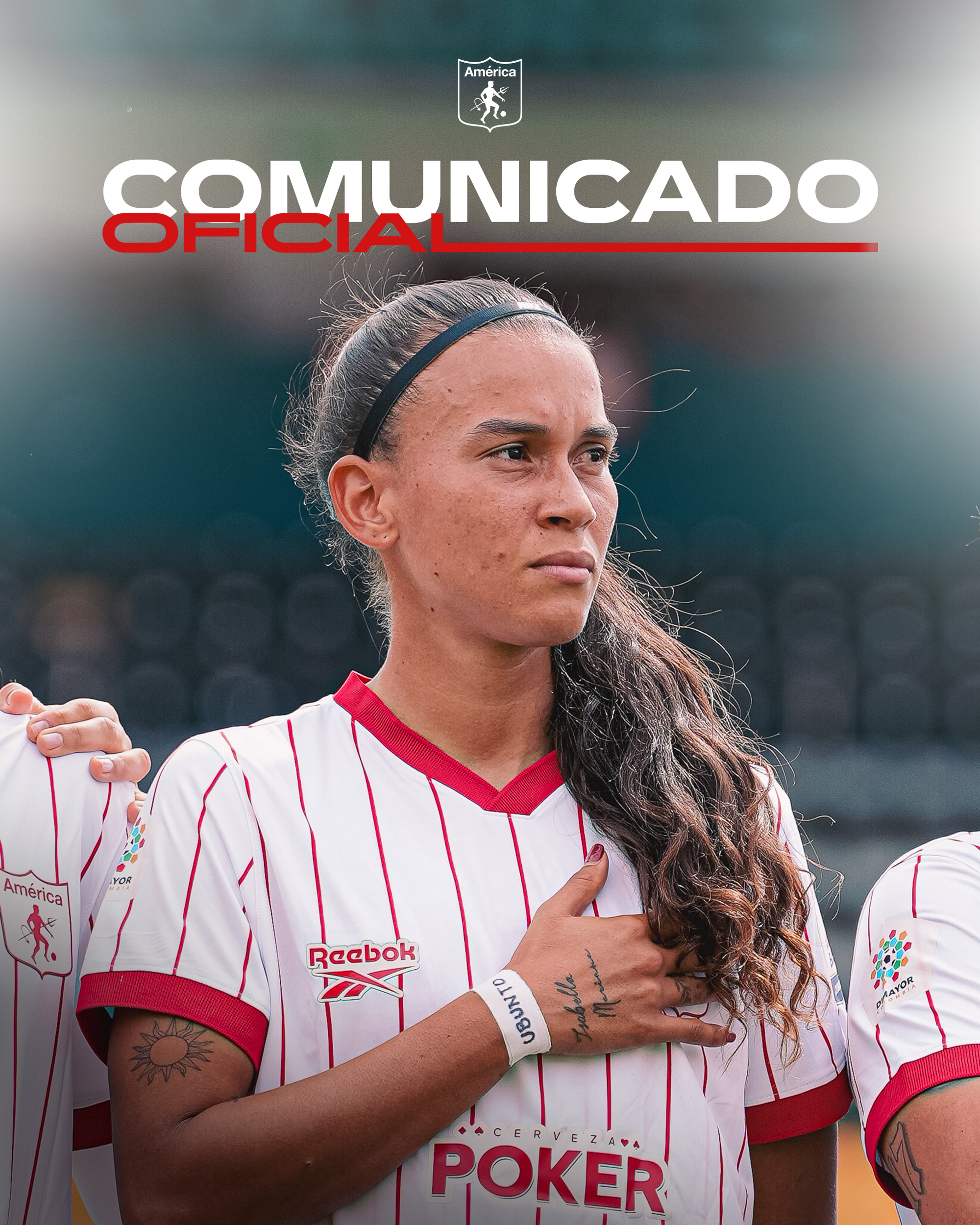 América de Cali informa a su afición y a los medios de comunicación el parte médico: Laura Orozco