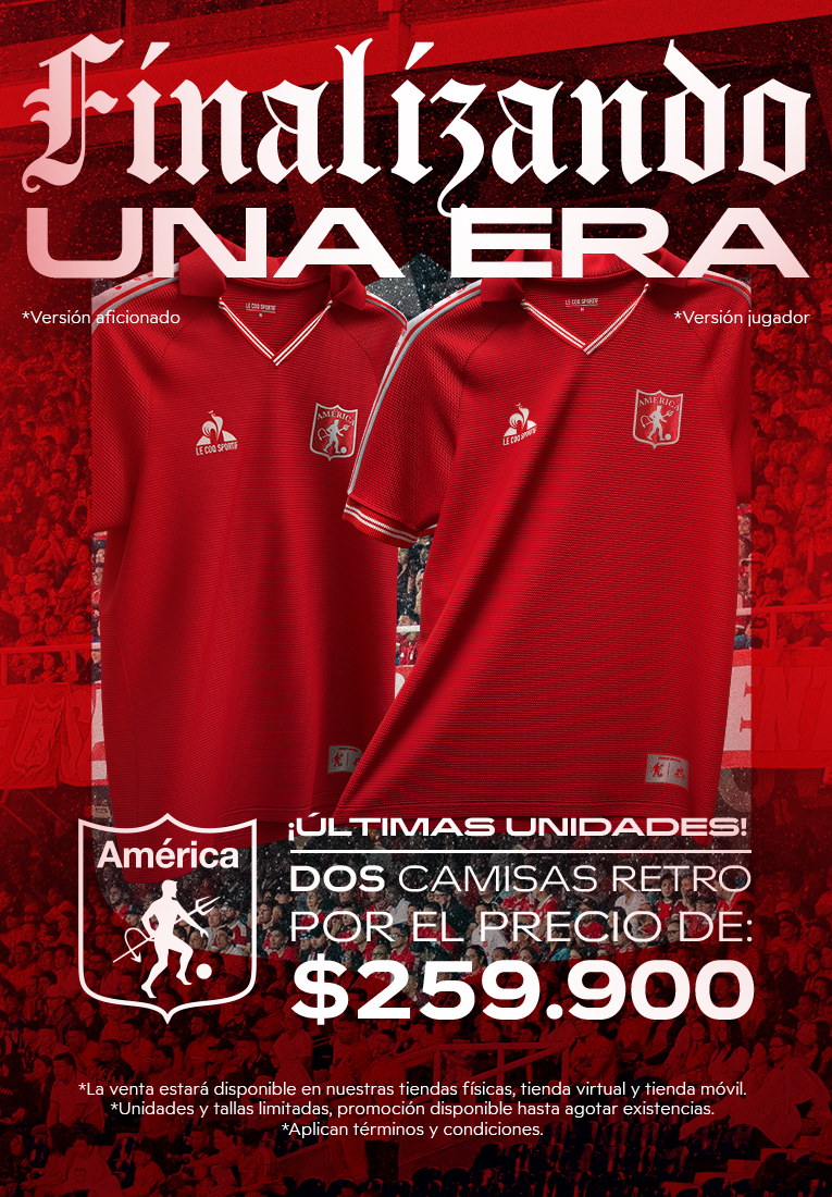Promocion combo retro America de Cali