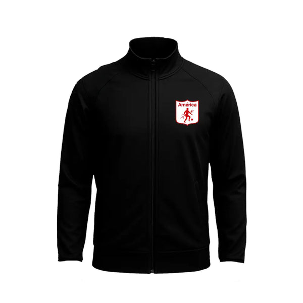 CHAQUETA AMERICA DE CALI ADUL NEGRA