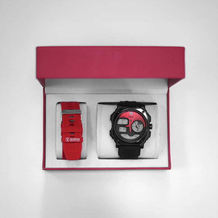 RELOJ PULSO KAIROS ROJO